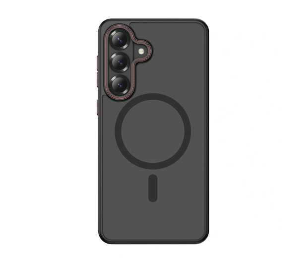Tech-Protect Magcam Magsafe Galaxy S26 Matte Black/Red - 1500251 - zdjęcie 3